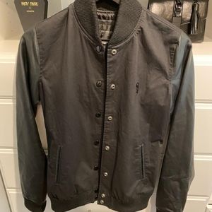 Obey All Black Varsity Jacket